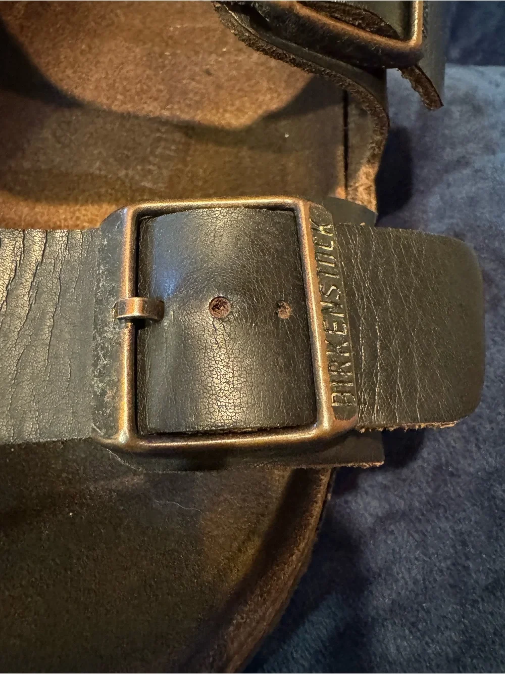 Birkenstock Milano Black Leather Buckle Sandals